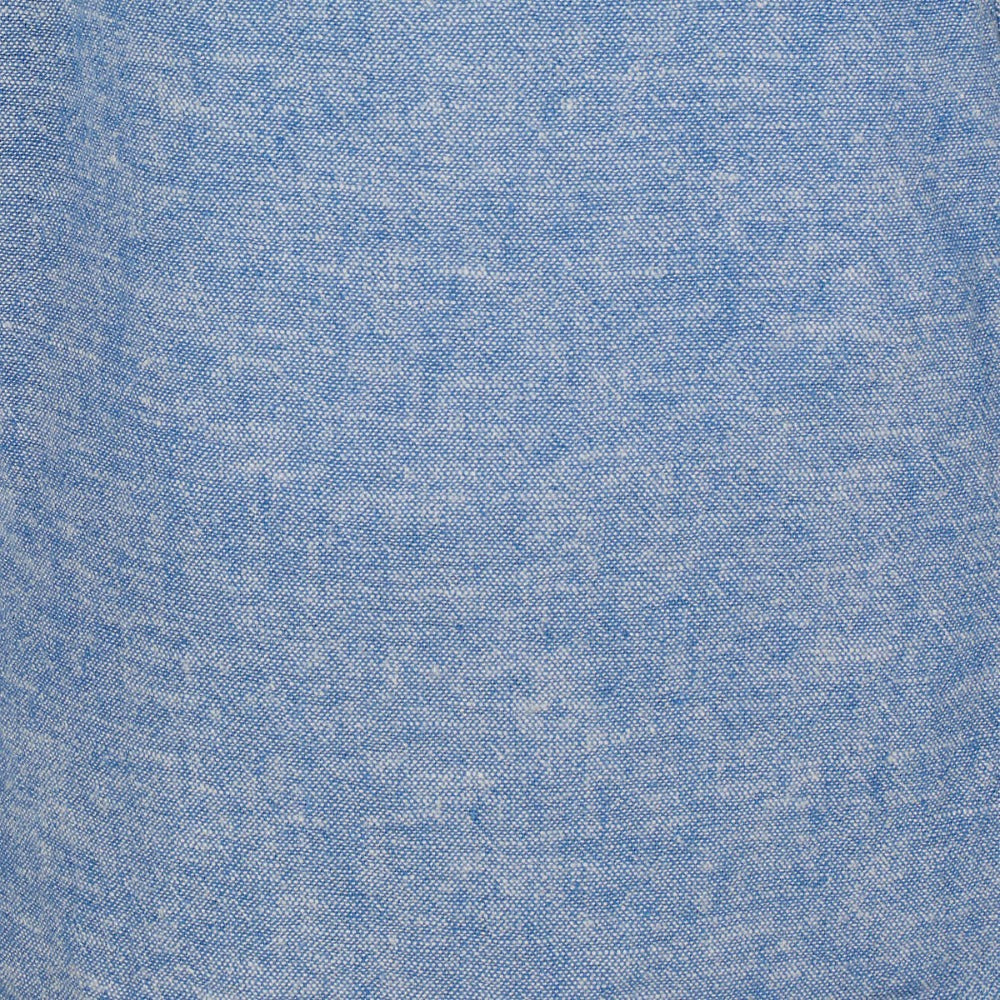 FRANK AND OAK Linen Blend Shorts - Blue