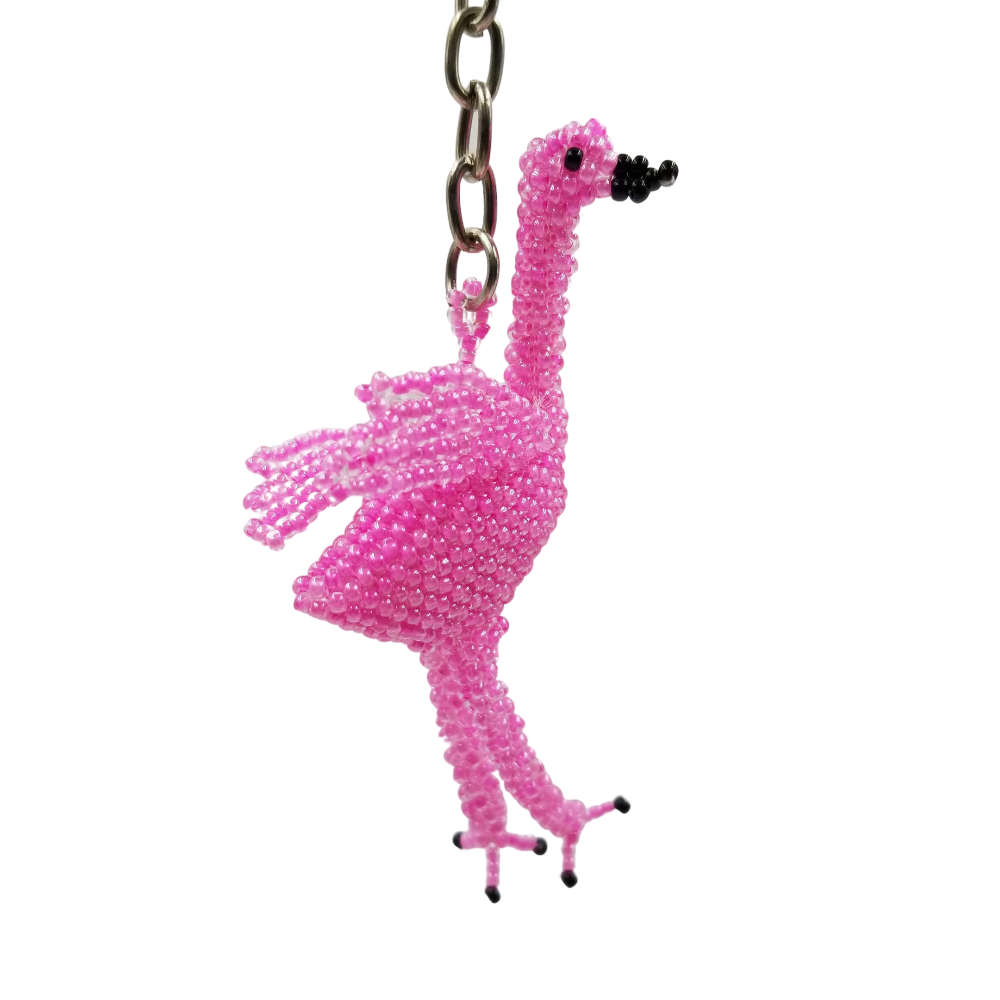 TRIBAL ROOTS Flamingo Keychain