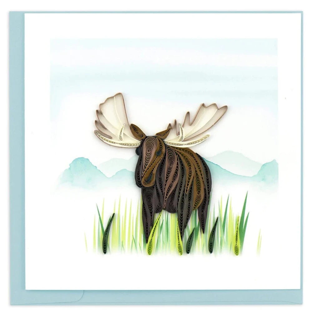 QUILLING CARD - Moose