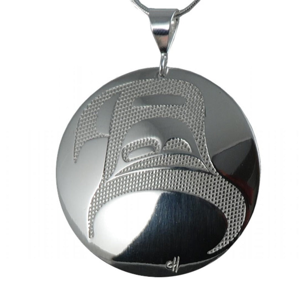 PANABO Silver/Pewter Necklace - Air