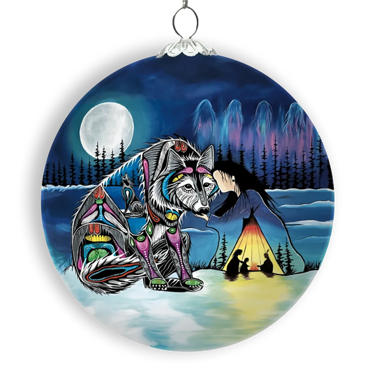 INDIGENOUS Ornament | January Moon by Jessica Somers, Odanak Abenaki