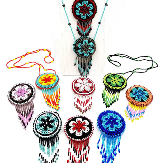 TRIBAL ROOTS Flower Amulet Necklace