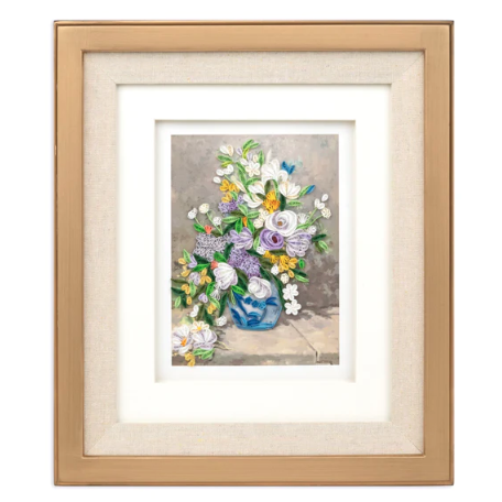 QUILLING CARD Artist Series Frame - Gold Rectangle