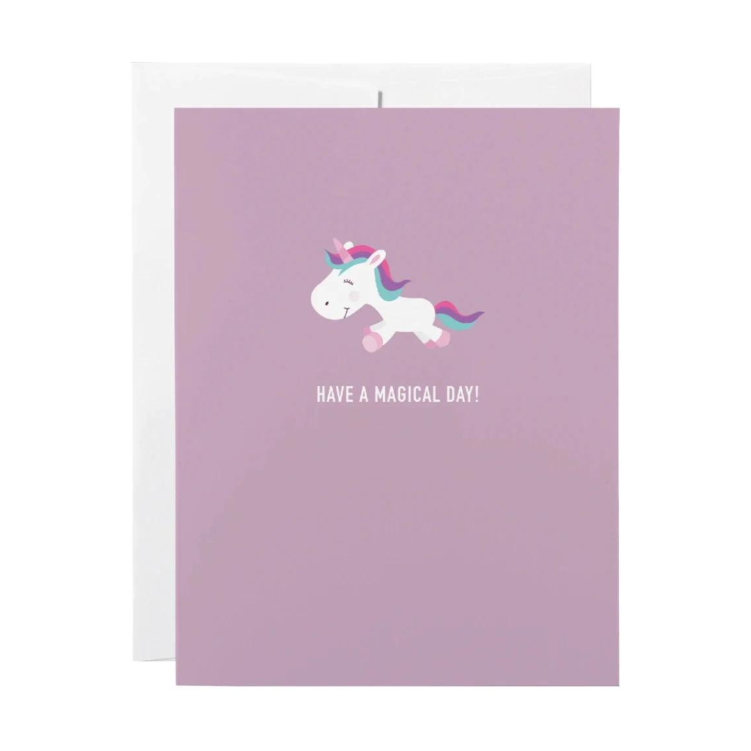 CLASSY CARDS Greeting Card - Have a magical day