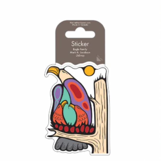 NATIVE NORTHWEST Sticker - Eagle Family