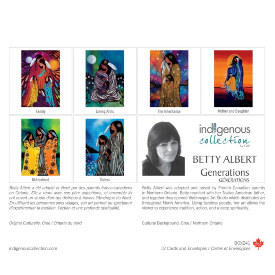 INDIGENOUS COLLECTION - Betty Albert Generations Boxed Note Cards