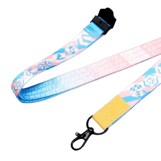 PROUD ZEBRA Pride Lanyard - Trans Pride