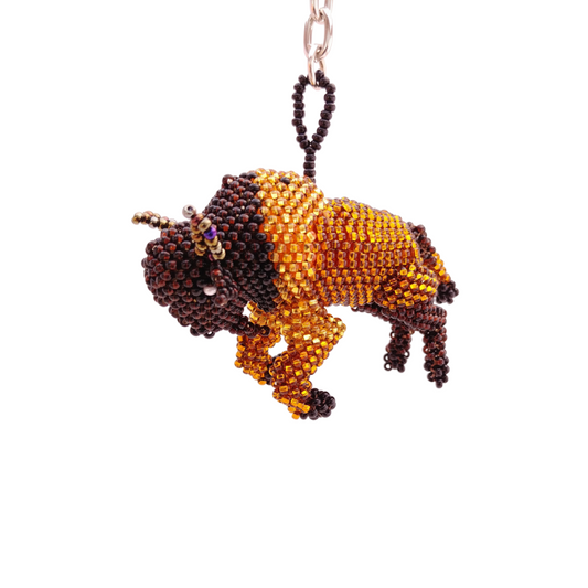 TRIBAL ROOTS Buffalo Keychain
