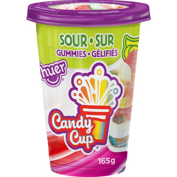 HUER Sour Gummy Candy Cup - 165g