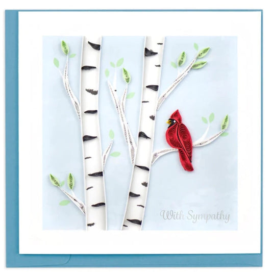 QUILLING CARD - Cardinal Sympathy