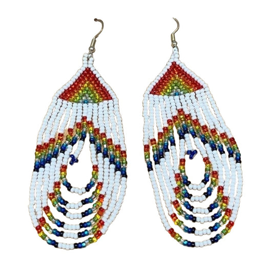 TRIBAL ROOTS Loop Fringe Earrings