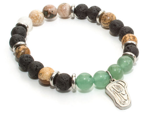 NATIVE Healing Bracelet | Raven & Light