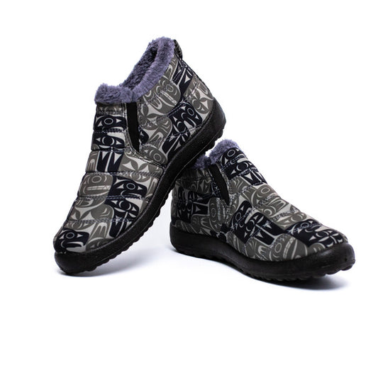 NATIVE NORTHWEST Slip-On Shoes - Thunderbird & Whale