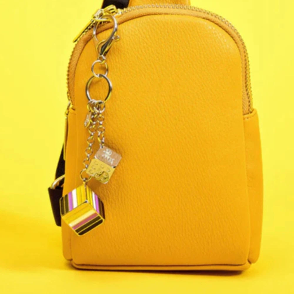 PROUD ZEBRA Bag Charm - Non-Binary Pride