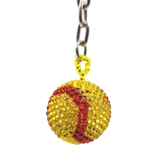TRIBAL ROOTS Softball Keychain