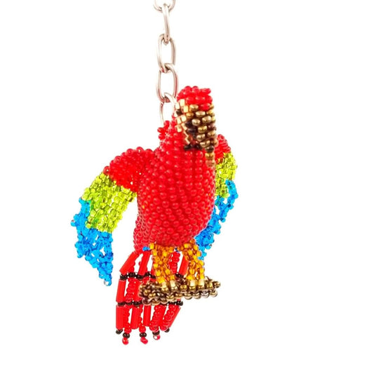 TRIBAL ROOTS Parrot Keychain