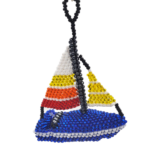 TRIBAL ROOTS Sailboat Keychain